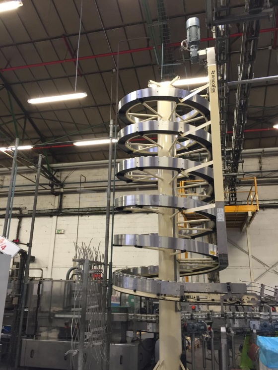 All-purpose spiral conveyor for medium to large products